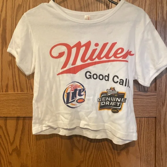 Women’s Miller Beer Crop Top EUC - Picture 3 of 4
